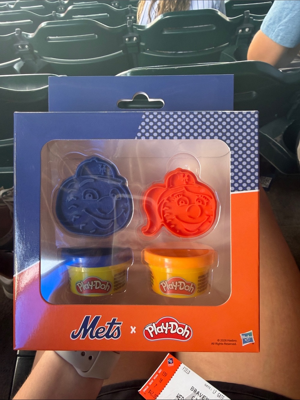 Play-Doh Mets Playset Kids Modeling Clay - Blue & Orange